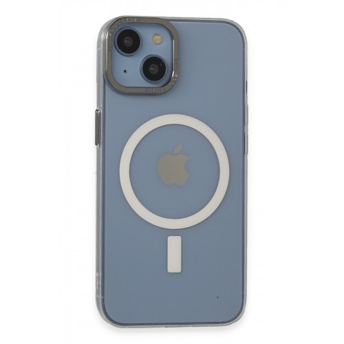 Newface iPhone 14 Kılıf Anka PC Magneticsafe Sert Metal Kapak - Şeffaf Newface iPhone 14 Kılıf Anka PC Magneticsafe Sert Metal Kapak - Şeffaf