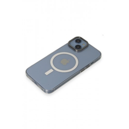 Newface iPhone 14 Kılıf Anka PC Magneticsafe Sert Metal Kapak - Şeffaf Newface iPhone 14 Kılıf Anka PC Magneticsafe Sert Metal Kapak - Şeffaf