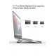 Newface LC 344 Ayarlanabilir Laptop Telefon Tutucu - Gümüş