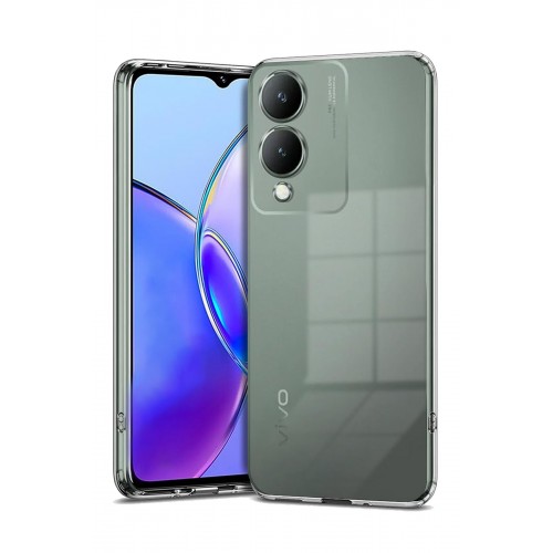 Newface Vivo Y17S Kılıf Lüx Şeffaf Silikon Newface Vivo Y17S Kılıf Lüx Şeffaf Silikon