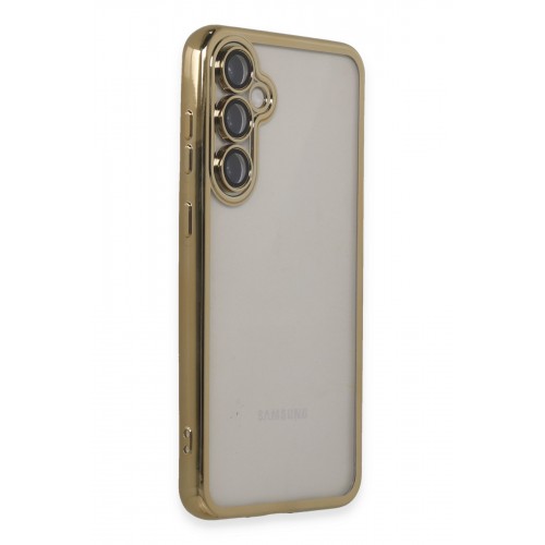 Newface Samsung Galaxy S23 FE Kılıf Razer Lensli Silikon - Gold Newface Samsung Galaxy S23 FE Kılıf Razer Lensli Silikon - Gold