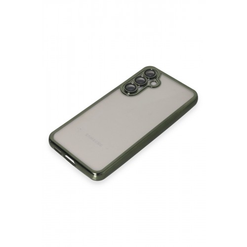 Newface Samsung Galaxy S23 FE Kılıf Razer Lensli Silikon - Yeşil Newface Samsung Galaxy S23 FE Kılıf Razer Lensli Silikon - Yeşil