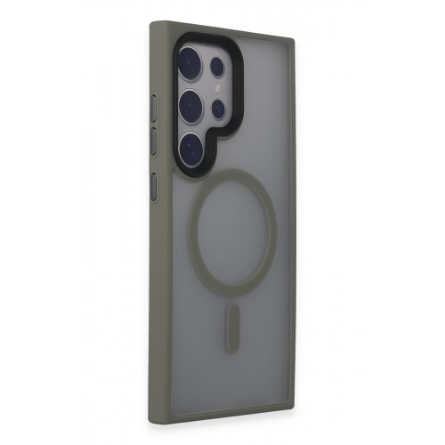 Newface Samsung Galaxy S24 Ultra Kılıf Trex Magneticsafe Kapak - Gri Newface Samsung Galaxy S24 Ultra Kılıf Trex Magneticsafe Kapak - Gri