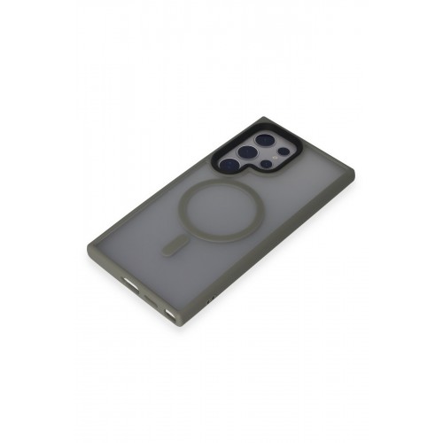 Newface Samsung Galaxy S24 Ultra Kılıf Trex Magneticsafe Kapak - Gri Newface Samsung Galaxy S24 Ultra Kılıf Trex Magneticsafe Kapak - Gri