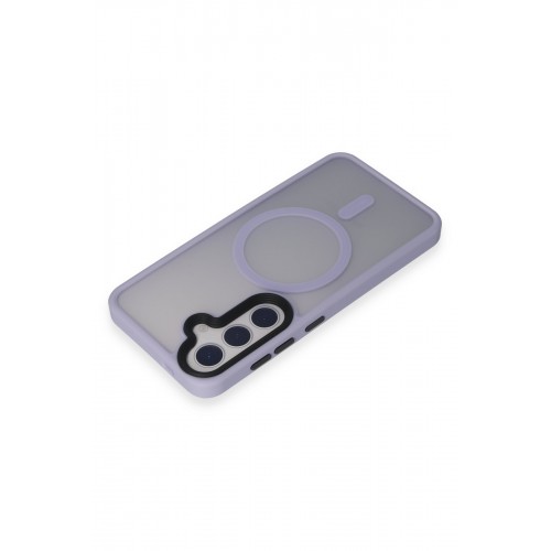 Newface Samsung Galaxy S24 Kılıf Trex Magneticsafe Kapak - Lila Newface Samsung Galaxy S24 Kılıf Trex Magneticsafe Kapak - Lila