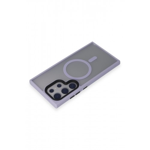 Newface Samsung Galaxy S24 Ultra Kılıf Trex Magneticsafe Kapak - Lila Newface Samsung Galaxy S24 Ultra Kılıf Trex Magneticsafe Kapak - Lila