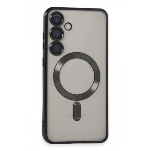 Newface Samsung Galaxy S24 Kılıf Kross Magneticsafe Kapak - Siyah Newface Samsung Galaxy S24 Kılıf Kross Magneticsafe Kapak - Siyah