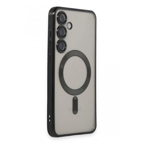 Newface Samsung Galaxy S24 Kılıf Kross Magneticsafe Kapak - Siyah Newface Samsung Galaxy S24 Kılıf Kross Magneticsafe Kapak - Siyah
