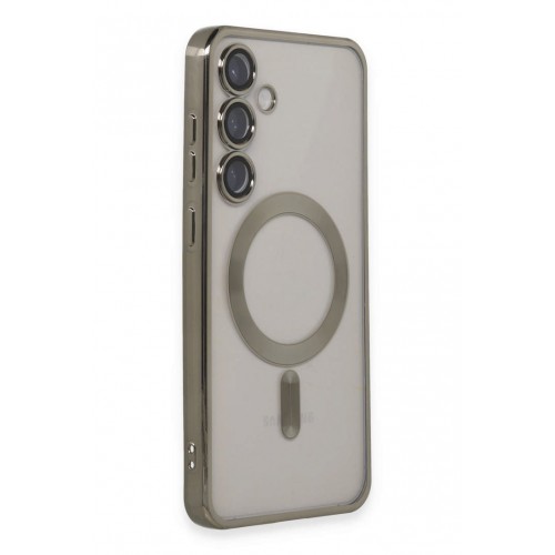 Newface Samsung Galaxy S24 Kılıf Kross Magneticsafe Kapak - Titan Gri Newface Samsung Galaxy S24 Kılıf Kross Magneticsafe Kapak - Titan Gri