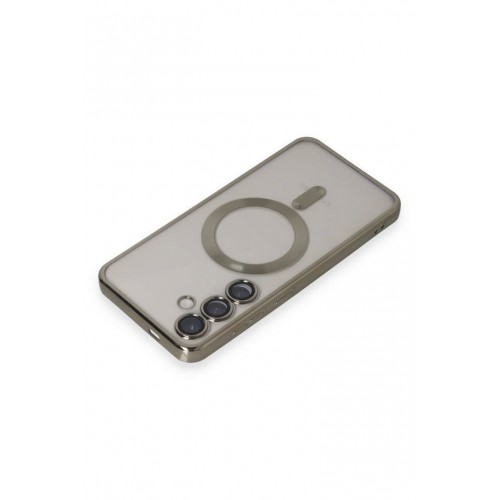 Newface Samsung Galaxy S24 Kılıf Kross Magneticsafe Kapak - Titan Gri Newface Samsung Galaxy S24 Kılıf Kross Magneticsafe Kapak - Titan Gri