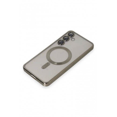 Newface Samsung Galaxy S24 Kılıf Kross Magneticsafe Kapak - Titan Gri Newface Samsung Galaxy S24 Kılıf Kross Magneticsafe Kapak - Titan Gri