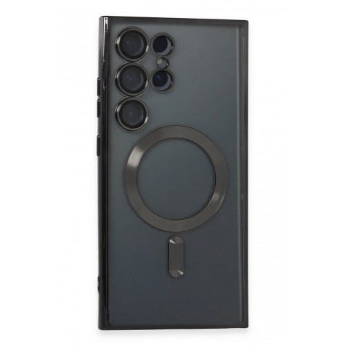 Newface Samsung Galaxy S24 Ultra Kılıf Kross Magneticsafe Kapak - Siyah Newface Samsung Galaxy S24 Ultra Kılıf Kross Magneticsafe Kapak - Siyah