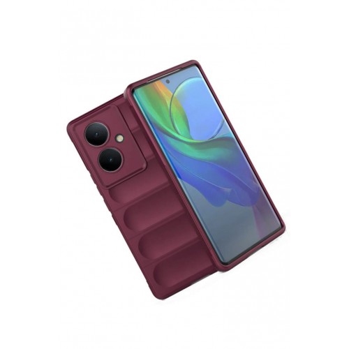 Newface Samsung Galaxy A05 Kılıf Optimum Silikon - Bordo Newface Samsung Galaxy A05 Kılıf Optimum Silikon - Bordo