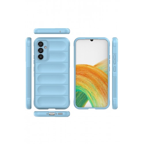 Newface Samsung Galaxy A15 4G Kılıf Optimum Silikon - Sky Blue Newface Samsung Galaxy A15 4G Kılıf Optimum Silikon - Sky Blue
