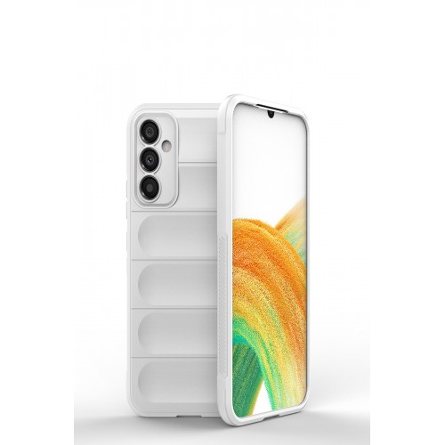 Newface Samsung Galaxy A15 4G Kılıf Optimum Silikon - Krem