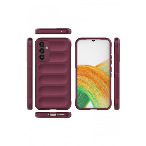 Newface Samsung Galaxy A05S Kılıf Optimum Silikon - Bordo Newface Samsung Galaxy A05S Kılıf Optimum Silikon - Bordo