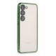 Newface Samsung Galaxy S24 Kılıf Razer Lensli Silikon - Yeşil