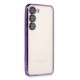 Newface Samsung Galaxy S24 Plus Kılıf Razer Lensli Silikon - Mor Newface Samsung Galaxy S24 Plus Kılıf Razer Lensli Silikon - Mor