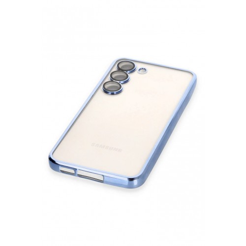 Newface Samsung Galaxy S24 Plus Kılıf Razer Lensli Silikon - Açık Mavi Newface Samsung Galaxy S24 Plus Kılıf Razer Lensli Silikon - Açık Mavi