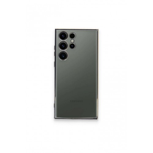 Newface Samsung Galaxy S24 Ultra Kılıf Razer Lensli Silikon - Gümüş Newface Samsung Galaxy S24 Ultra Kılıf Razer Lensli Silikon - Gümüş