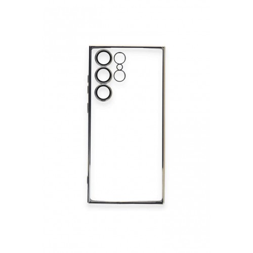 Newface Samsung Galaxy S24 Ultra Kılıf Razer Lensli Silikon - Gümüş Newface Samsung Galaxy S24 Ultra Kılıf Razer Lensli Silikon - Gümüş