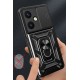 Newface Vivo Y27 Kılıf Pars Lens Yüzüklü Silikon - Yeşil