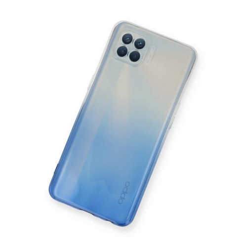 Newface Oppo Reno 4 Lite Kılıf Lüx Çift Renkli Silikon - Mavi Newface Oppo Reno 4 Lite Kılıf Lüx Çift Renkli Silikon - Mavi