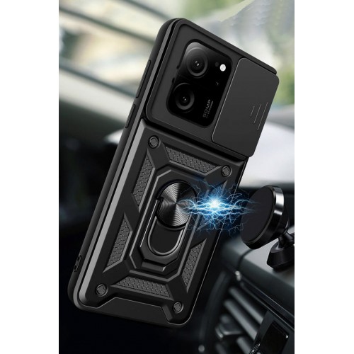 Newface Xiaomi Mi 13T Kılıf Pars Lens Yüzüklü Silikon - Lacivert Newface Xiaomi Mi 13T Kılıf Pars Lens Yüzüklü Silikon - Lacivert