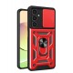 Newface Samsung Galaxy A05 Kılıf Pars Lens Yüzüklü Silikon - Kırmızı Newface Samsung Galaxy A05 Kılıf Pars Lens Yüzüklü Silikon - Kırmızı