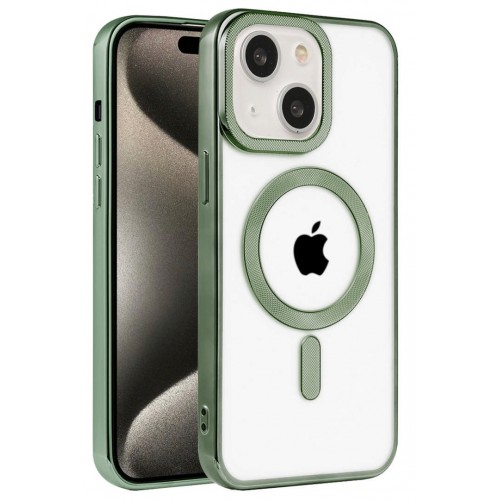 Newface iPhone 15 Kılıf Kronos Magsafe Kapak - Açık Yeşil Newface iPhone 15 Kılıf Kronos Magsafe Kapak - Açık Yeşil