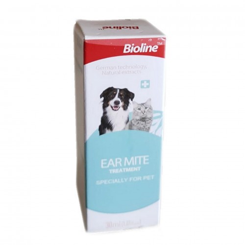Bioline Kedi ve Köpek Kulak Temizleme Yağı 30ml Bioline Kedi ve Köpek Kulak Temizleme Yağı 30ml