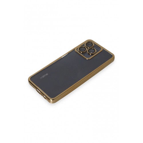 Newface Realme C53 Kılıf Razer Lensli Silikon - Gold Newface Realme C53 Kılıf Razer Lensli Silikon - Gold