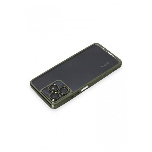 Newface Realme C53 Kılıf Razer Lensli Silikon - Yeşil Newface Realme C53 Kılıf Razer Lensli Silikon - Yeşil