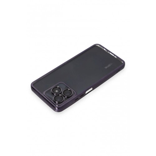 Newface Realme C53 Kılıf Razer Lensli Silikon - Mor Newface Realme C53 Kılıf Razer Lensli Silikon - Mor