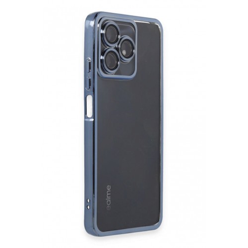 Newface Realme C53 Kılıf Razer Lensli Silikon - Açık Mavi Newface Realme C53 Kılıf Razer Lensli Silikon - Açık Mavi