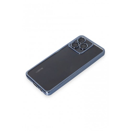 Newface Realme C53 Kılıf Razer Lensli Silikon - Açık Mavi Newface Realme C53 Kılıf Razer Lensli Silikon - Açık Mavi