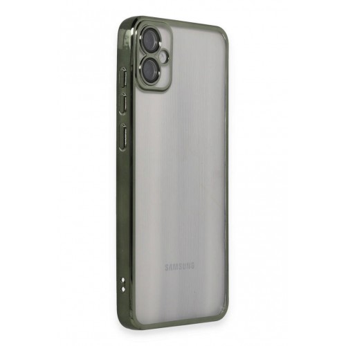 Newface Samsung Galaxy A05 Kılıf Razer Lensli Silikon - Yeşil Newface Samsung Galaxy A05 Kılıf Razer Lensli Silikon - Yeşil