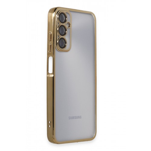 Newface Samsung Galaxy A05S Kılıf Razer Lensli Silikon - Gold Newface Samsung Galaxy A05S Kılıf Razer Lensli Silikon - Gold