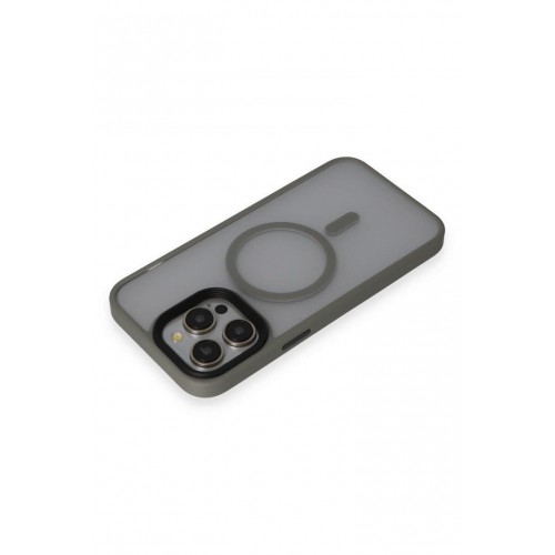 Newface iPhone 14 Pro Max Kılıf Trex Magneticsafe Kapak - Gri Newface iPhone 14 Pro Max Kılıf Trex Magneticsafe Kapak - Gri