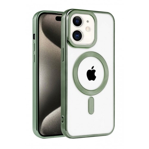 Newface iPhone 11 Kılıf Kronos Magsafe Kapak - Koyu Yeşil Newface iPhone 11 Kılıf Kronos Magsafe Kapak - Koyu Yeşil