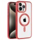 Newface iPhone 14 Pro Kılıf Kronos Magsafe Kapak - Kırmızı Newface iPhone 14 Pro Kılıf Kronos Magsafe Kapak - Kırmızı