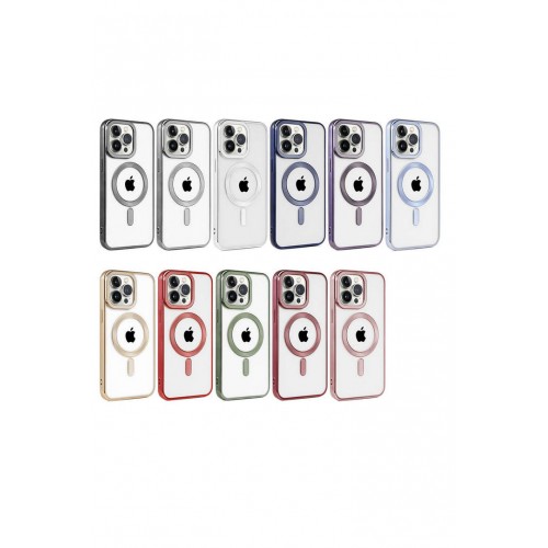 Newface iPhone 14 Pro Kılıf Kronos Magsafe Kapak - Kırmızı Newface iPhone 14 Pro Kılıf Kronos Magsafe Kapak - Kırmızı