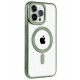 Newface iPhone 14 Pro Kılıf Kronos Magsafe Kapak - Koyu Yeşil