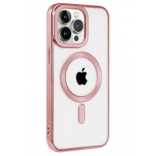 Newface iPhone 14 Pro Kılıf Kronos Magsafe Kapak - Rose Gold Newface iPhone 14 Pro Kılıf Kronos Magsafe Kapak - Rose Gold