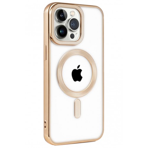 Newface iPhone 14 Pro Kılıf Kronos Magsafe Kapak - Gold Newface iPhone 14 Pro Kılıf Kronos Magsafe Kapak - Gold