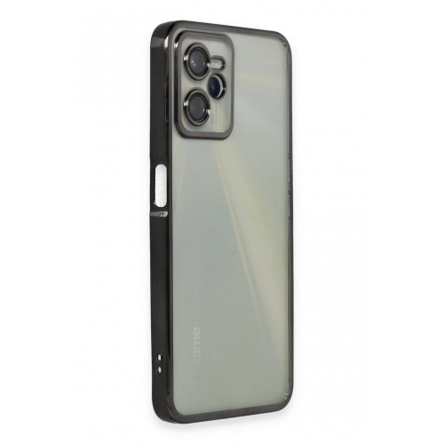 Newface Realme C35 Kılıf Razer Lensli Silikon - Siyah Newface Realme C35 Kılıf Razer Lensli Silikon - Siyah