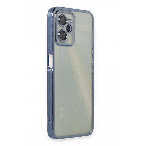 Newface Realme C35 Kılıf Razer Lensli Silikon - Açık Mavi Newface Realme C35 Kılıf Razer Lensli Silikon - Açık Mavi