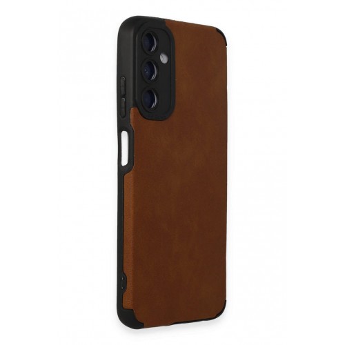 Newface Samsung Galaxy A05S Kılıf Loop Deri Silikon - Kahverengi Newface Samsung Galaxy A05S Kılıf Loop Deri Silikon - Kahverengi