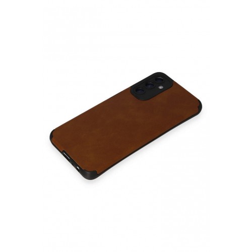 Newface Samsung Galaxy A05S Kılıf Loop Deri Silikon - Kahverengi Newface Samsung Galaxy A05S Kılıf Loop Deri Silikon - Kahverengi