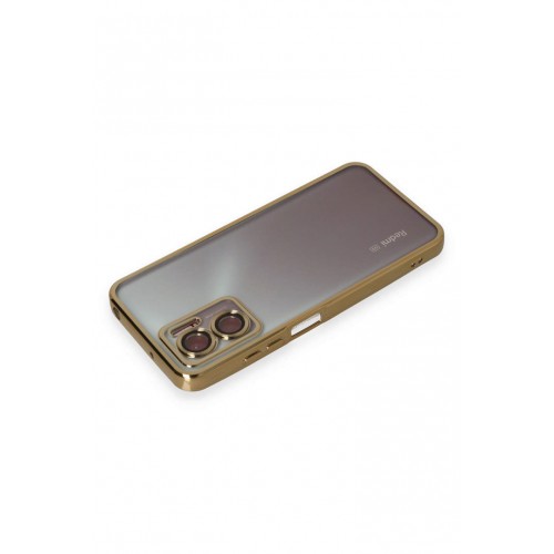 Newface Xiaomi Redmi 10 5G Kılıf Razer Lensli Silikon - Gold Newface Xiaomi Redmi 10 5G Kılıf Razer Lensli Silikon - Gold